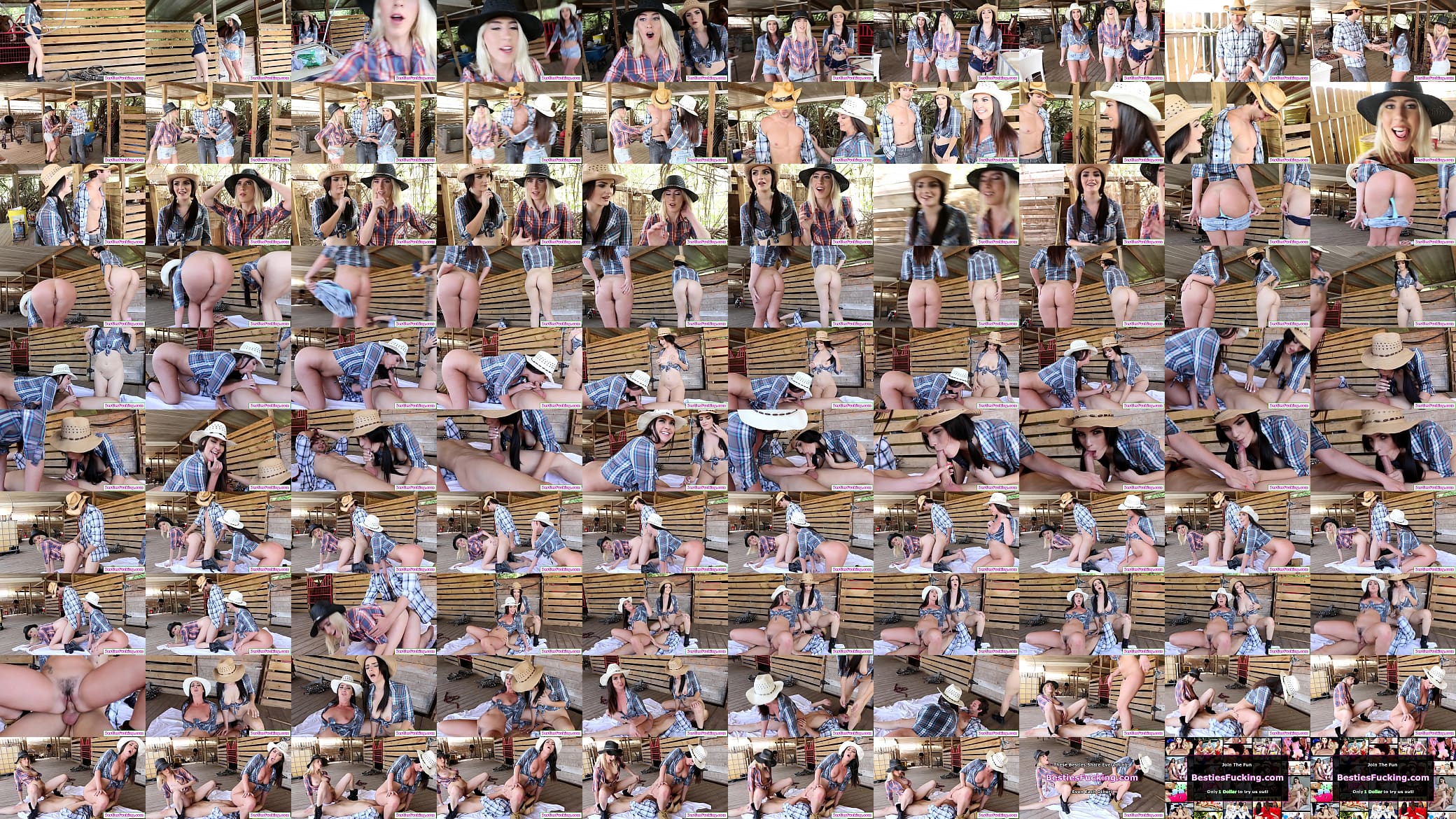 Blonde teen and bffs fucked by perv guy 预览图