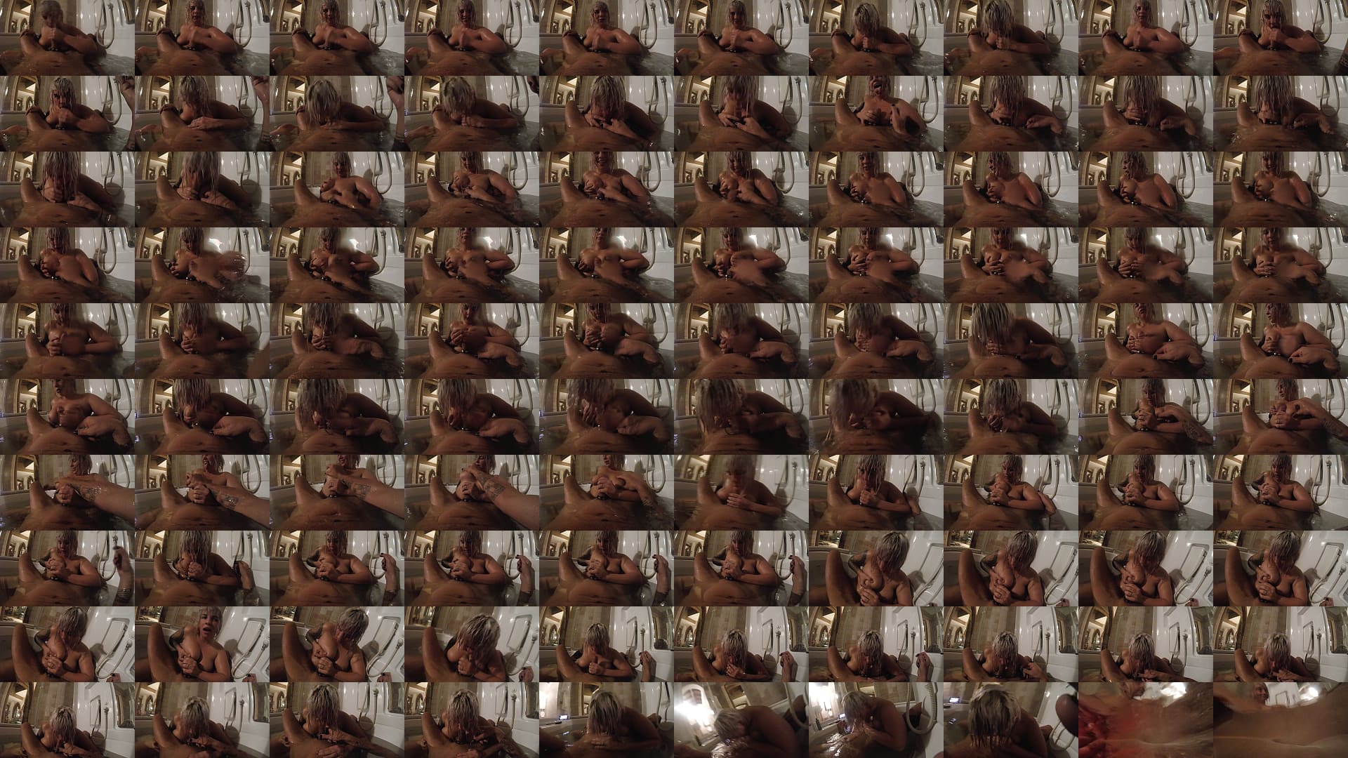 Live from the hot tub part 5 of 6: sucking cock fuck doggy style while camming in the bath 预览图