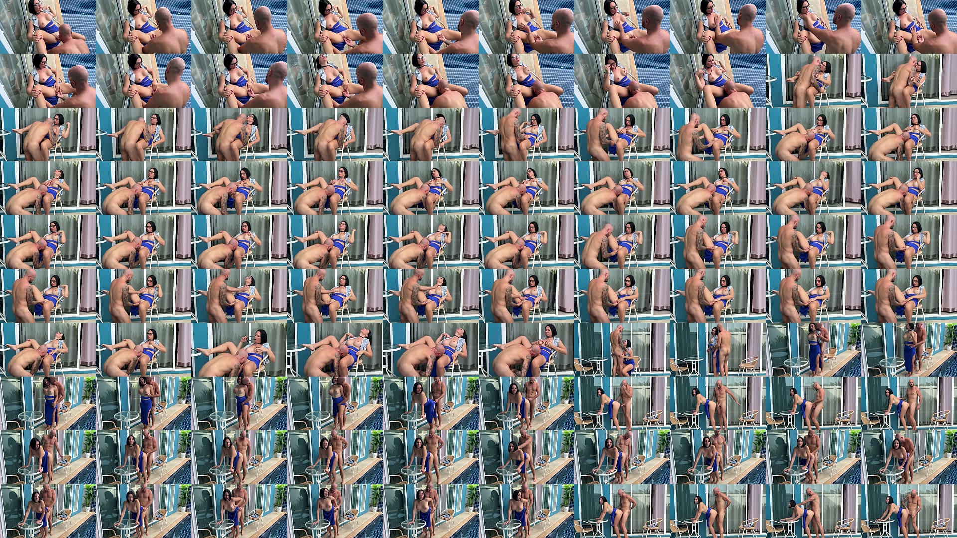 No Panties MILF Foot Teases Stranger Poolside &ndash; Rimjob &amp; Cum In Mouth Part 2 预览图