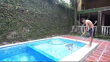 Curvy 18yo Latina Virgin Pool Lesson Turns Into Taboo Facial Fuck-fest