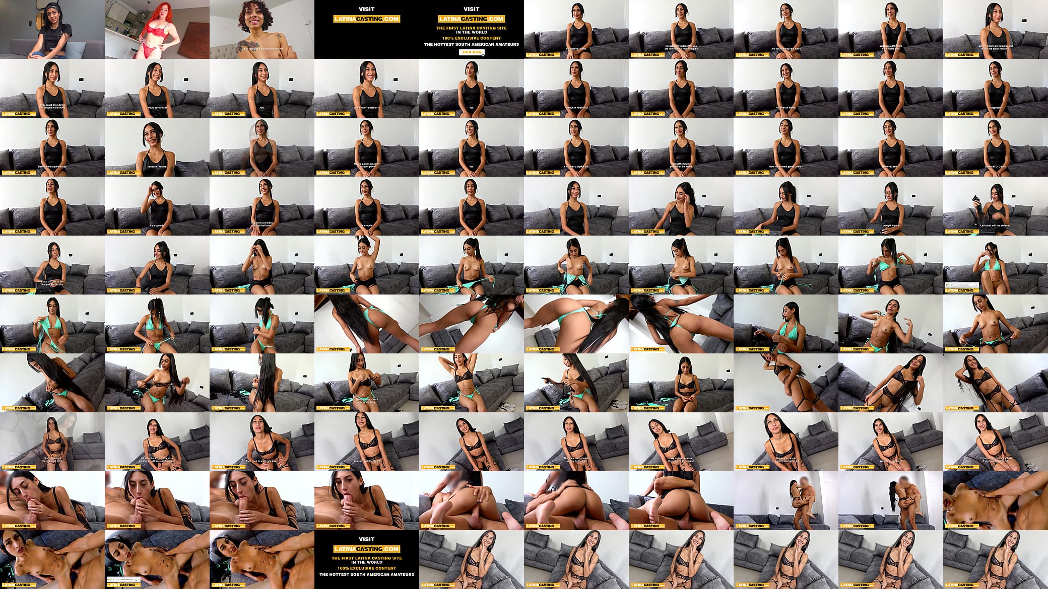 Thin Latina teen is down for some hardcore fun, a blowjob and a bang standing up 预览图