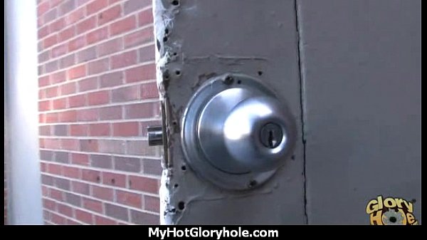 Sexy ebony enjoying gloryhole 24