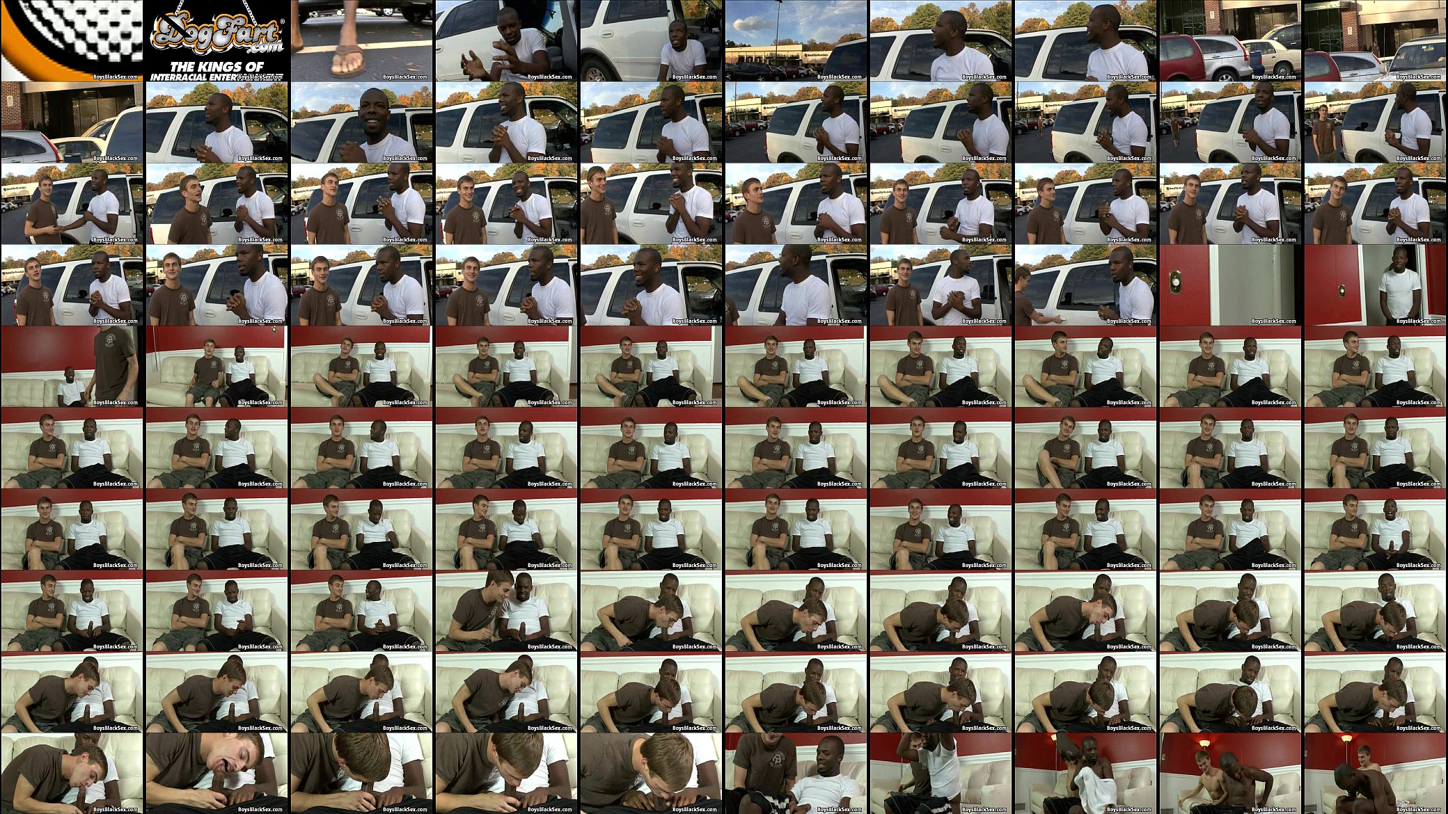 Blacks On Boys - Gay Bareback Interracial Fuck Scene 03 预览图