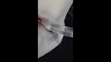 Long Sexting Session with Subtitles: Slim Goth Girl Shows Underwear and Ends with Orgasm