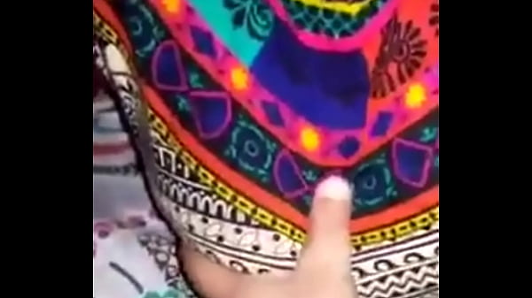 Pressing soft boob