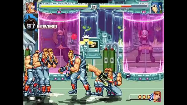 Download Video - Hentai Mugen Leona Gangbang