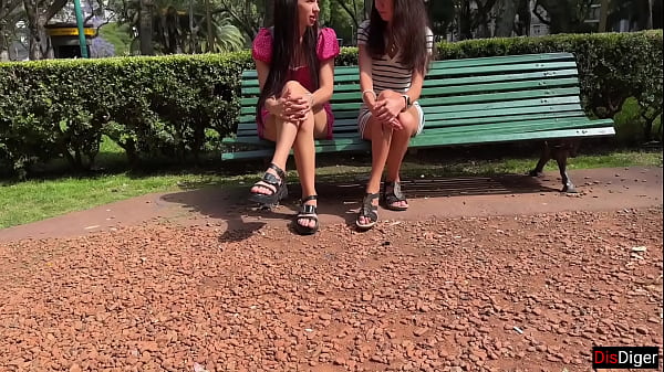 Download Video - Girls Lure Strangers into Sex and Take Off Their Panties in a Public Park - Pussy Flashing
