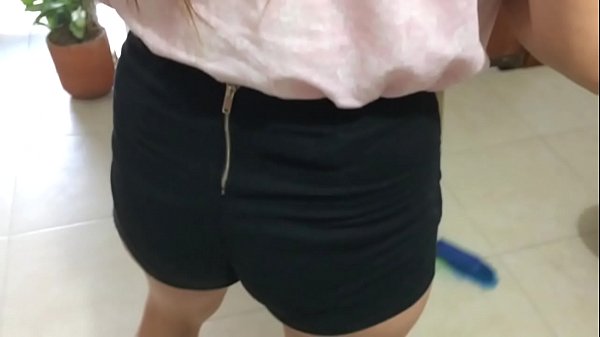 Hot latina maid fucks for money