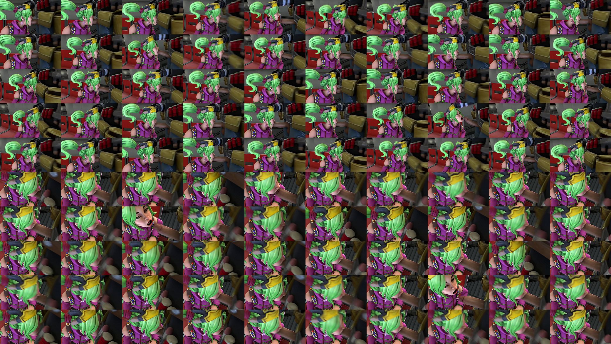 Fortnite zoey blowjob facefuck deepthroat 3d (whit sound) 预览图