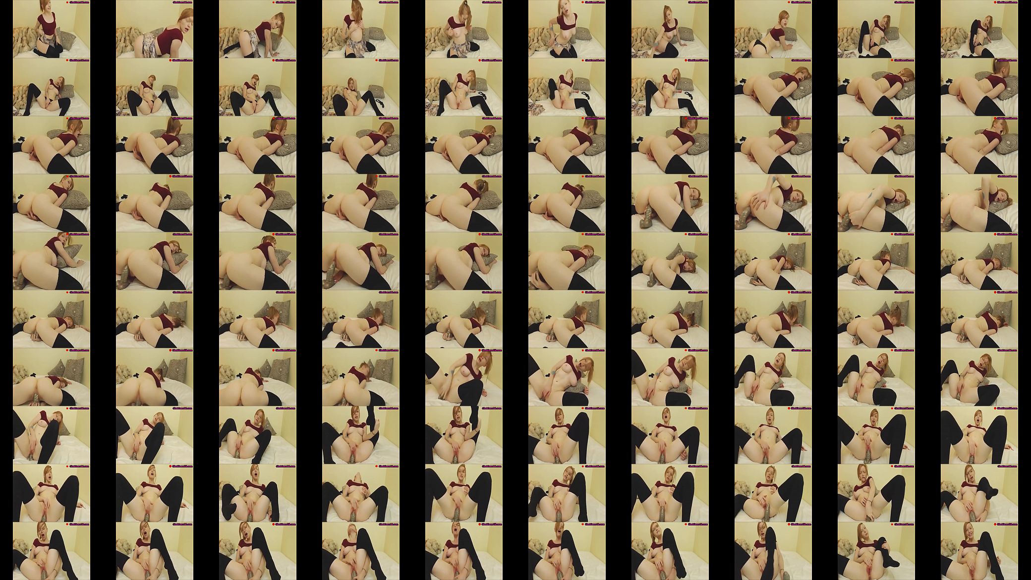 redhead dragon dildo meaty pussy orgasm webcam 预览图