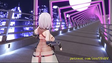 noVR mmd Noel Dance 3d hololive Hentai