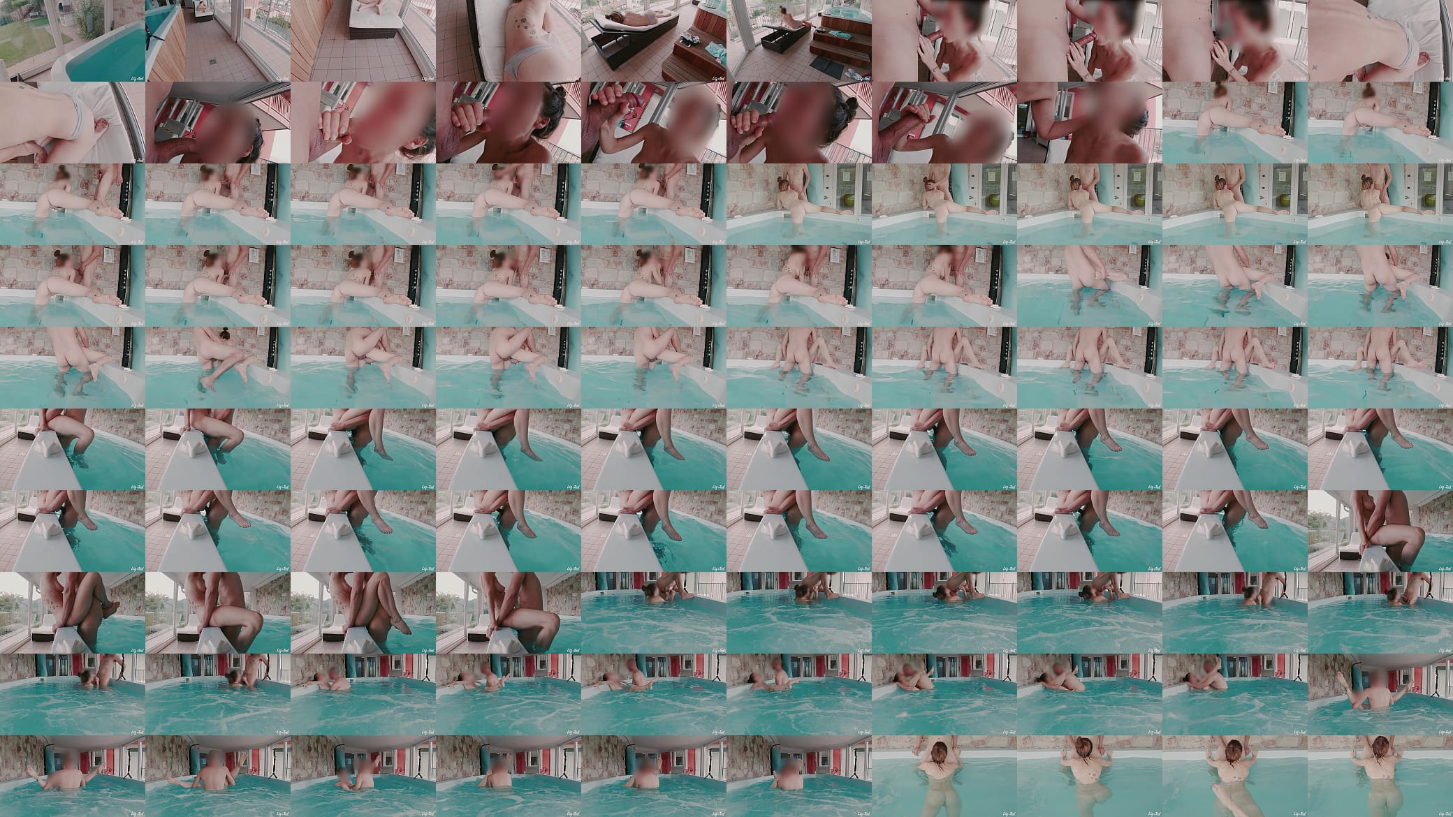 sex in a private spa | liz and ted 预览图