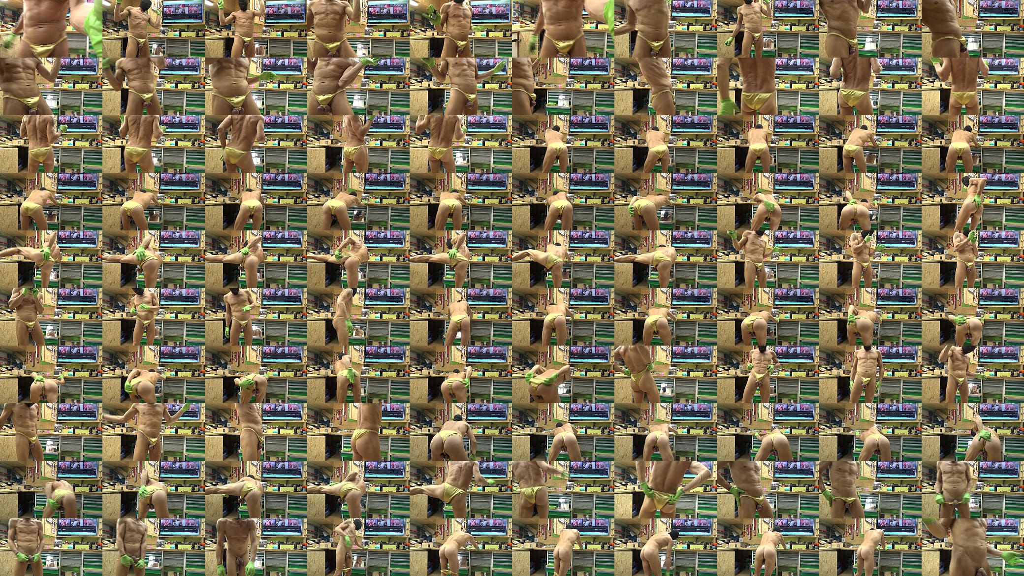 Extremslut66 is dancing in golden pantys 预览图