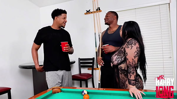 SEXY BIG BOOTY MILF GETS SHARED BY TWO MASSIVE BBC’s