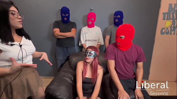 Skinny hotwife playing spin the bottle with singles and her cuckold husband, sucking everyone's dick Thumbnail