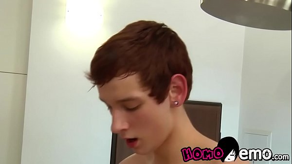 Bareback pounding with two young twinks with ti...