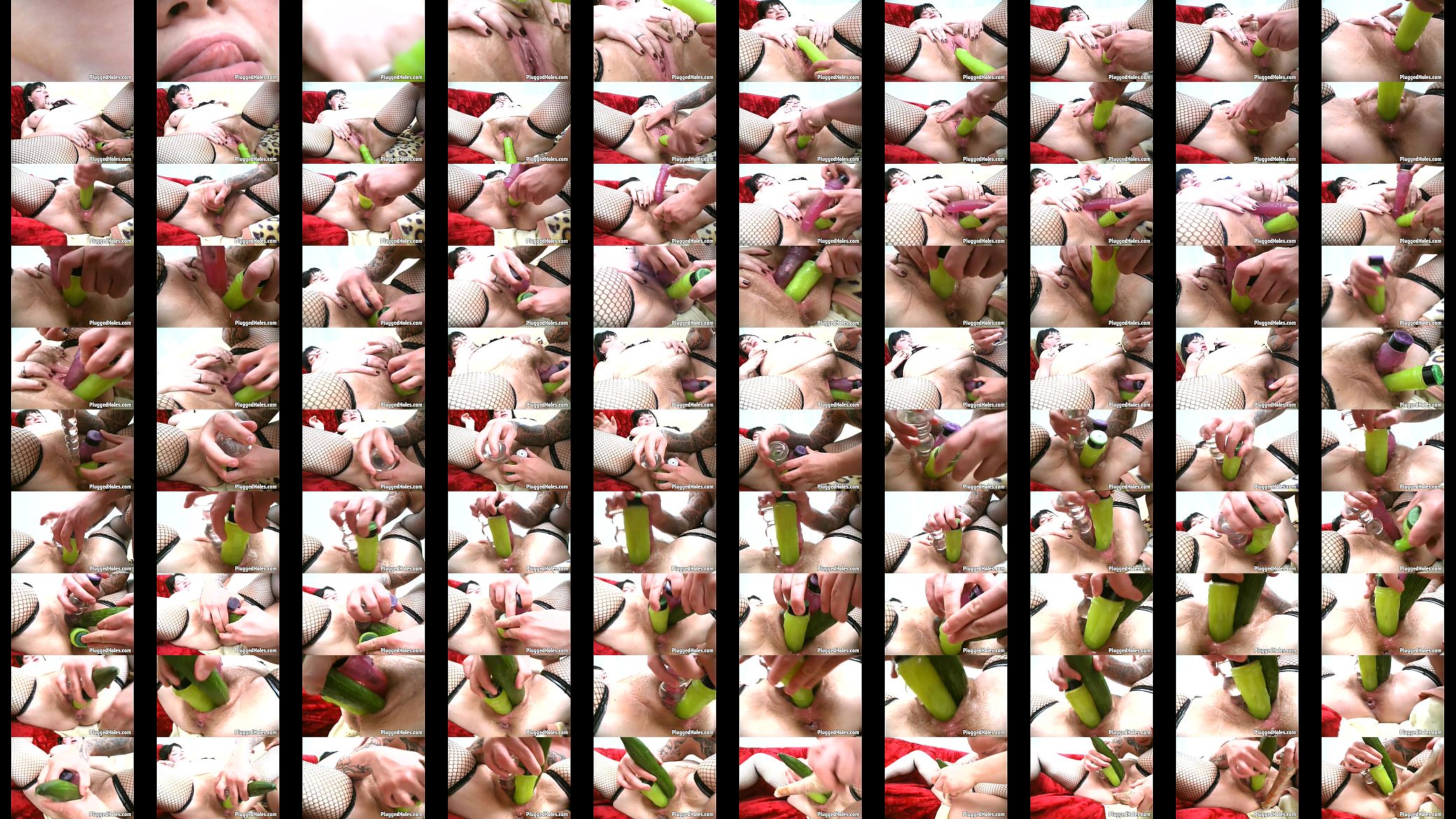Busty woman fucking massive dildos 预览图