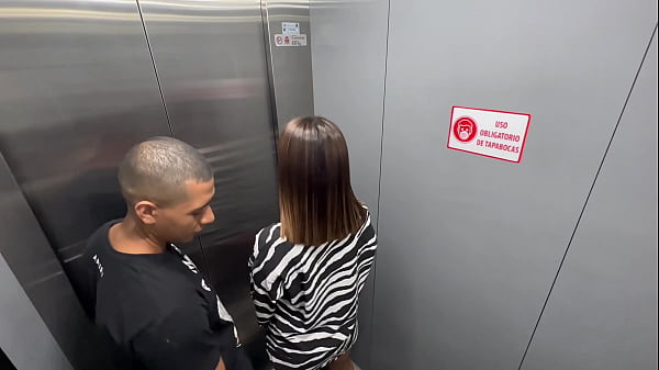 Download Video - Fucked in the elevator&period; My neighbour gets horny when he sees me and fucks me in the public lift of the building&period; OMG I almost got caught and I look like the slut of the condominium&excl;