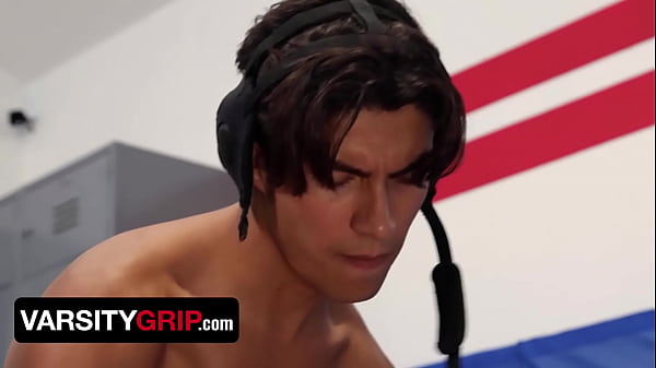 Download Video - Varsity Grip - Wrestling Buddies Alfonso Osnaya And Jordan Lake Turn Practice Into Hardcore Banging