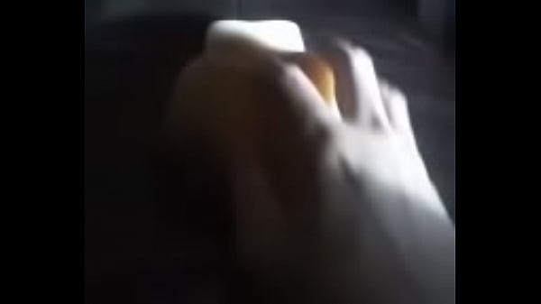 Playing with my sex toy