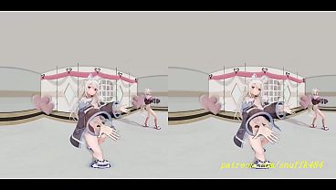 VR180 mmd FuwaMoco Dance 3d hololive Hentai