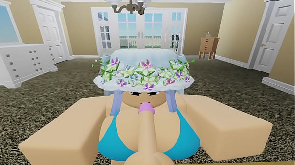 Roblox women eats cock after showing it to step...