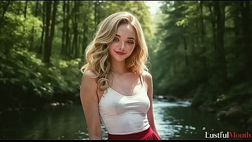 my friend invited me to walk in the forest, but she is so hot that I fucked her in the mouth [AI]