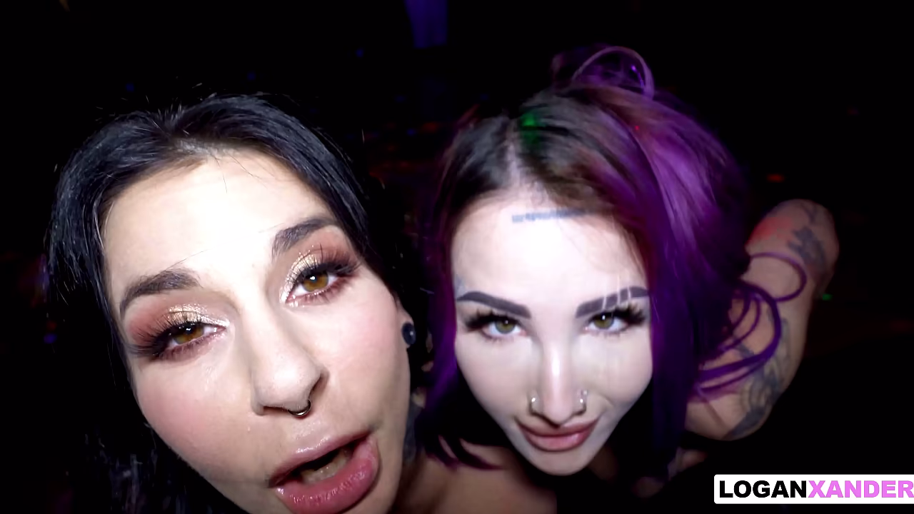 Logan Xander Gets Lucky at the Strip Club and Fucks Two Strippers - Joanna Angel - Valerica Steele -