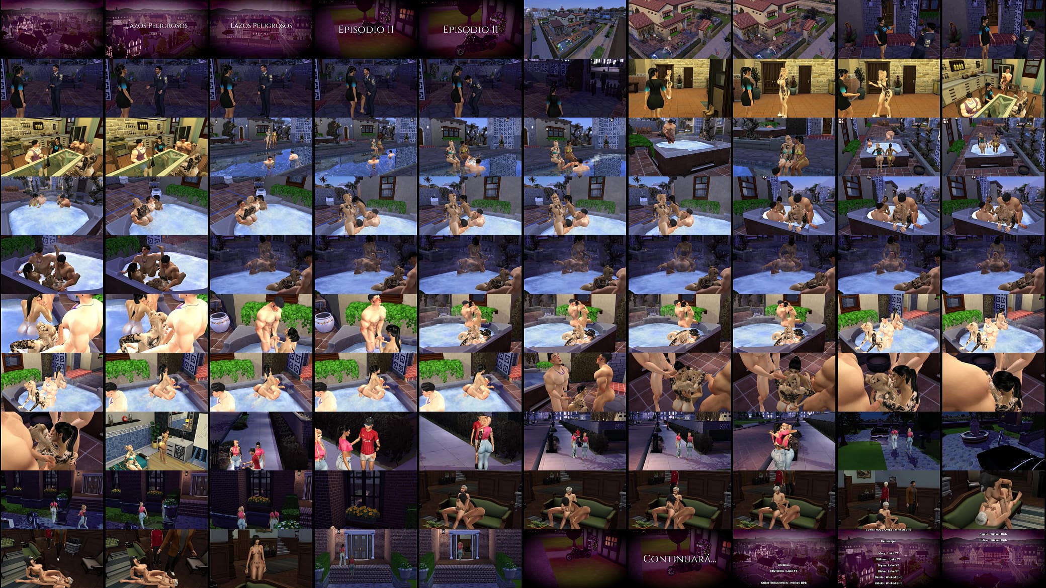 Lazos Peligrosos EP 11 (Spanish-Espa&ntilde;ol) - Sims 4 XXX serie 18 预览图