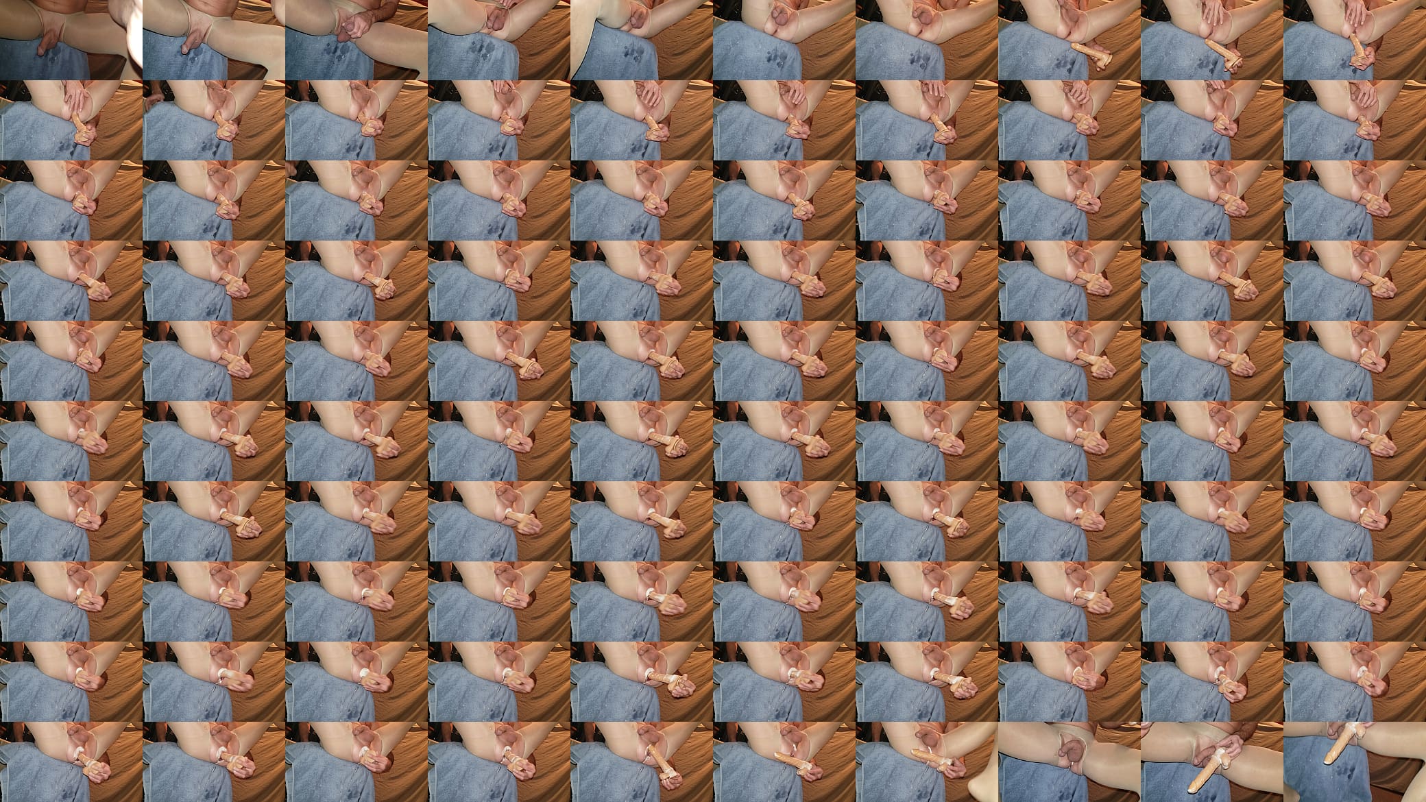 Intense anal orgasm while taking my dildo deep and fast 预览图