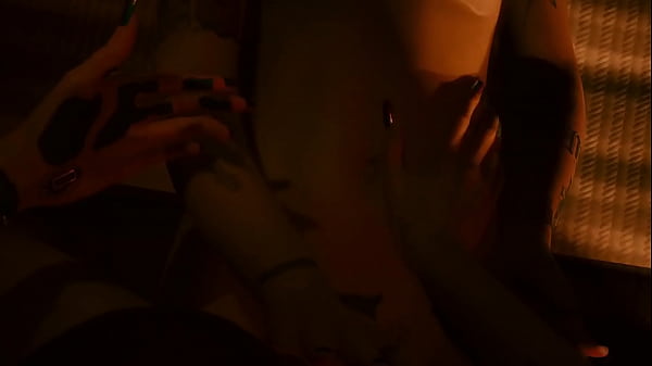 Animation lesbian sex where Judy Alvarez fucking girl, hot cyberpunk porno mod