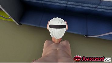 2B Nier Automata Serves Cock with Sloppy Free-Hands Blowjob, Close-Up Footjob Fetish & Intense Handjob Stroking Until Thick Facial Cumshot – Uncensored 3D Hentai