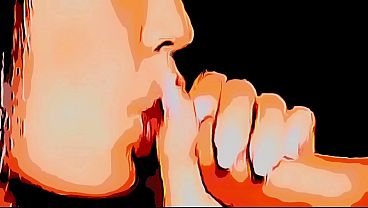Cartoon - Do not watch! Forbidden video that leaked at the company, it was so much shit from the boss's husband that it even dripped out of her mouth.