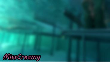 French Teacher Pussy Flash Public Swimming Pool in Front of Boy Voyeur Helps Squirting People Near 4K - MissCreamy