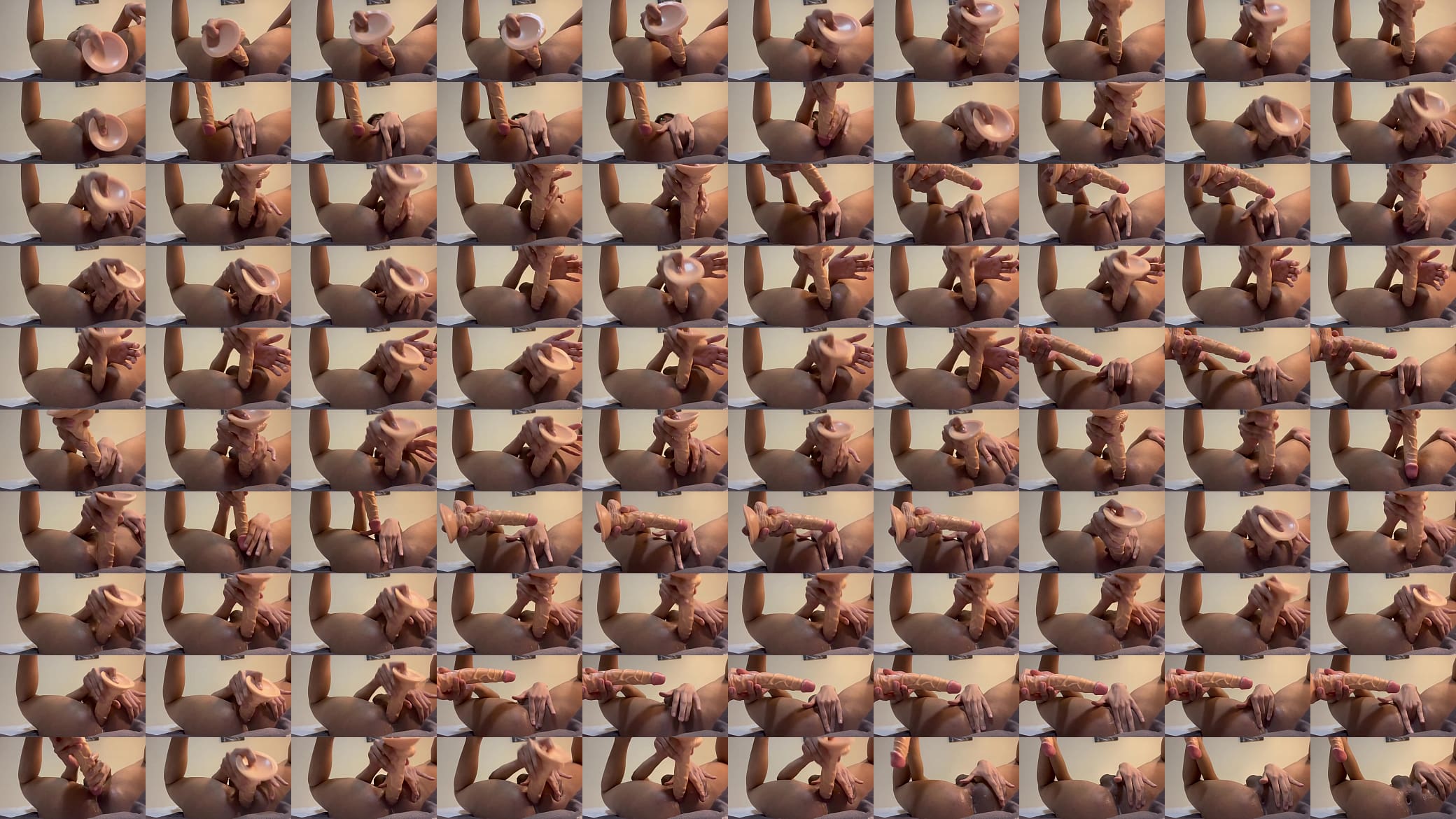 Teen twink solo fuck with dildo toy 预览图