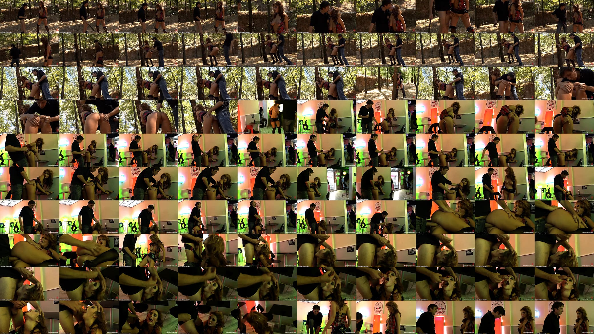 European slut anal fucked in the park 预览图