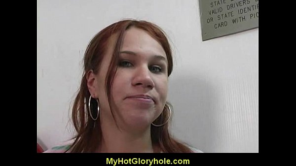Intiation in the art of gloryhole blowjob 1