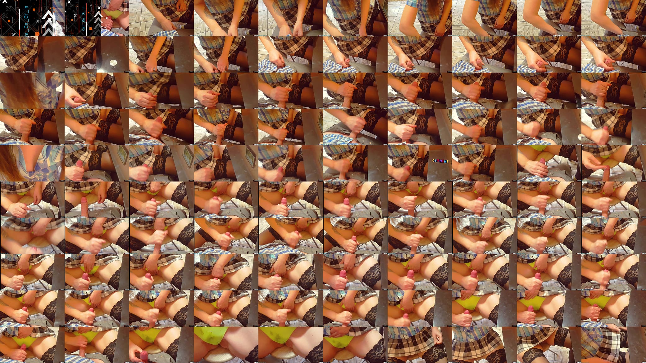 ExGF in panties handgob classmate under the table on lesson 预览图