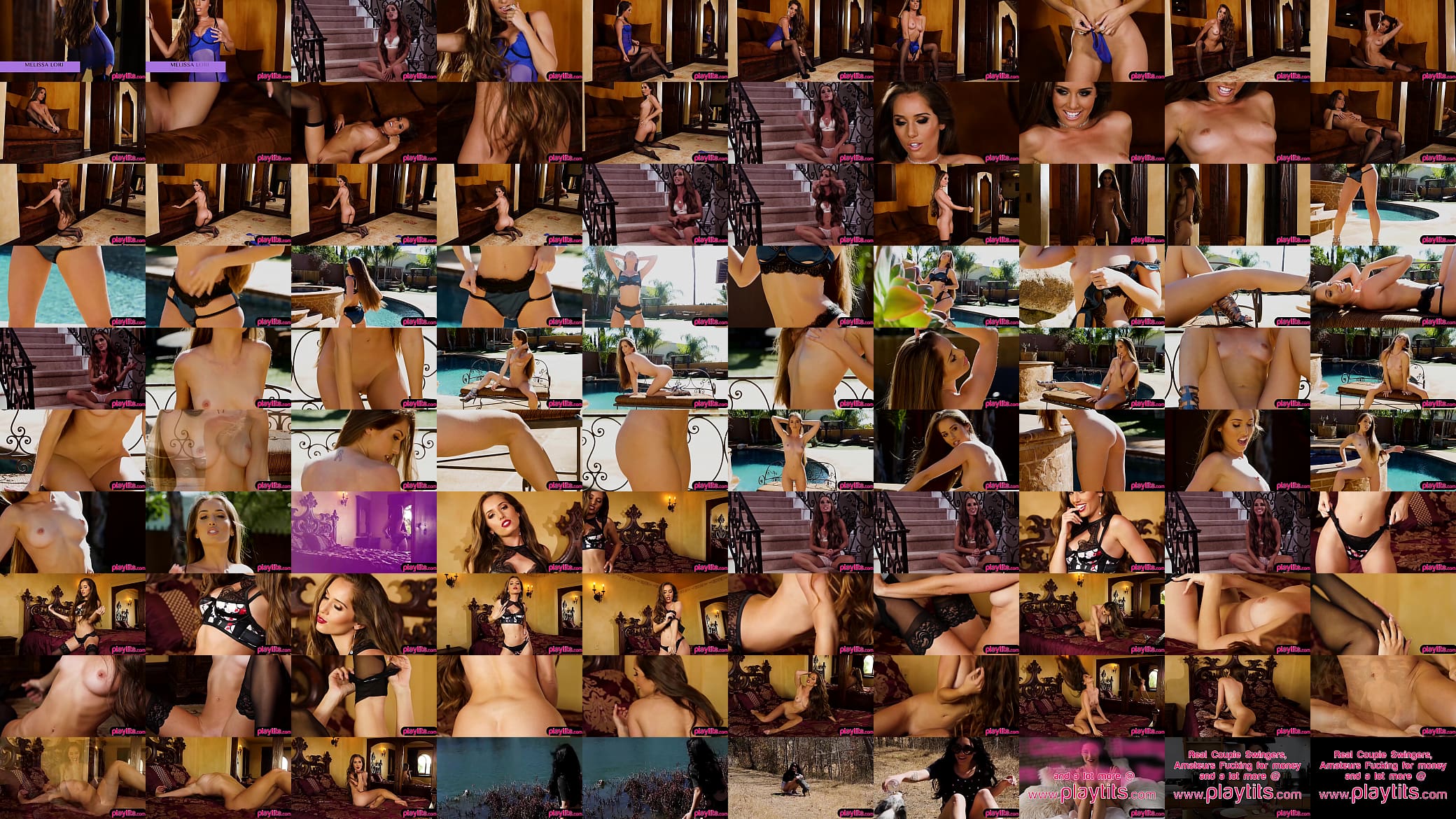 Awesome brunette teen babe Melissa Lori shows us her incredible body 预览图