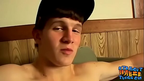 Athletic thug Lex spills cum after jerking off ...