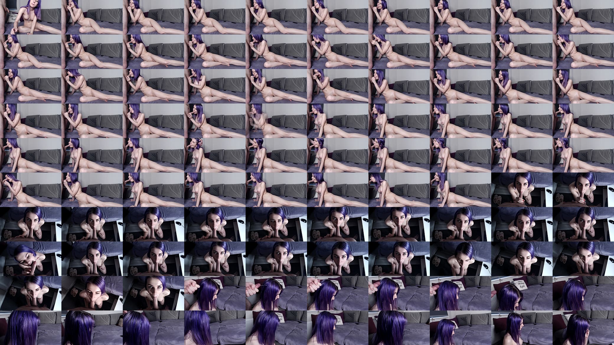 Cum in purple hair 预览图
