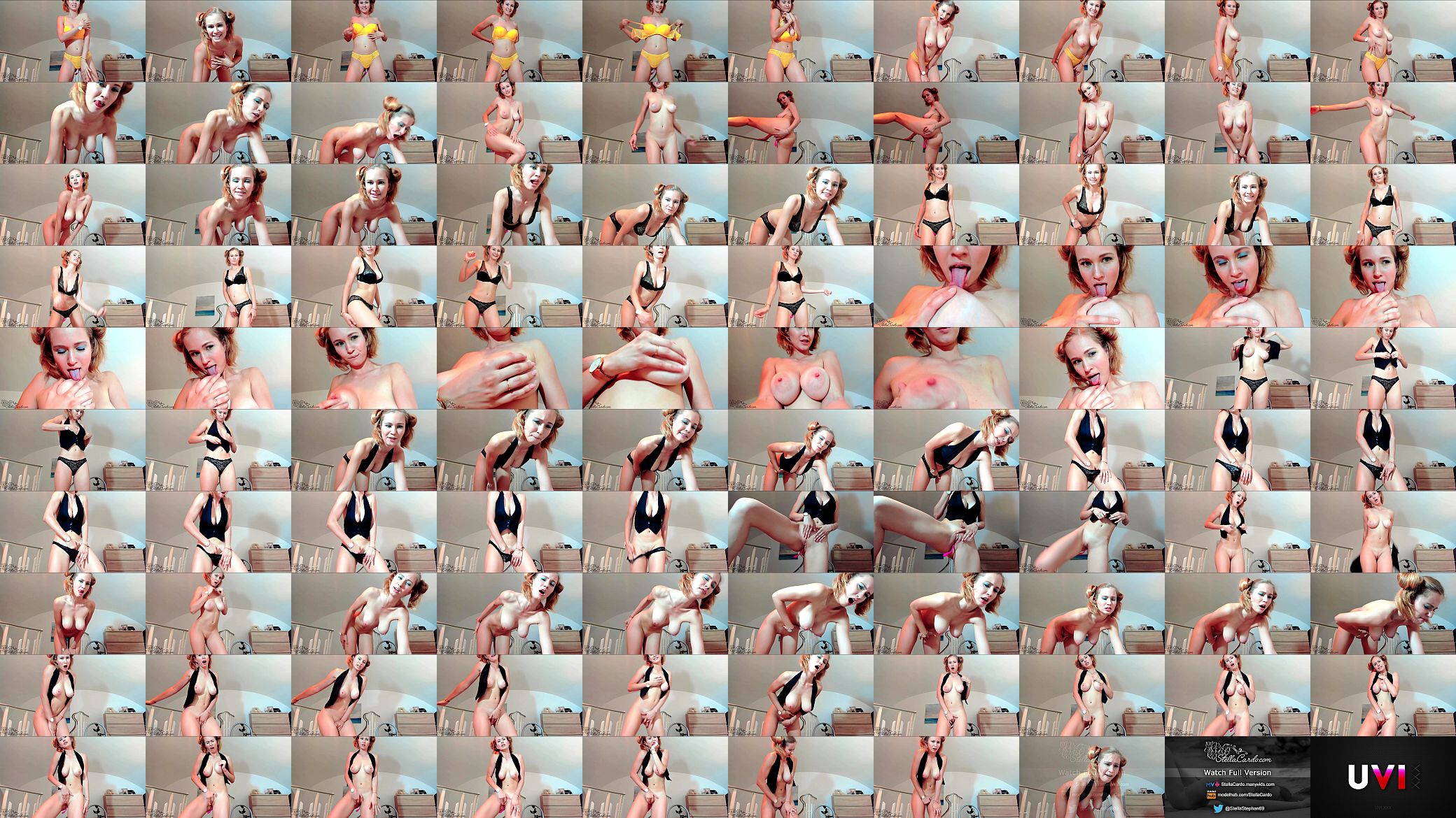 Sexy Babe Masturbate Pussy in Lingerie - Female Orgasm 预览图