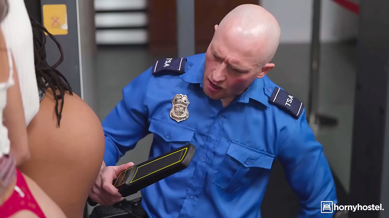 Airport Anal Cavity Check Gone Right part 4