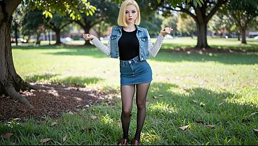 Android 18 (Dragon Ball Z) — Rope-Bound and Thoroughly Fucked in Every Hole (AI)