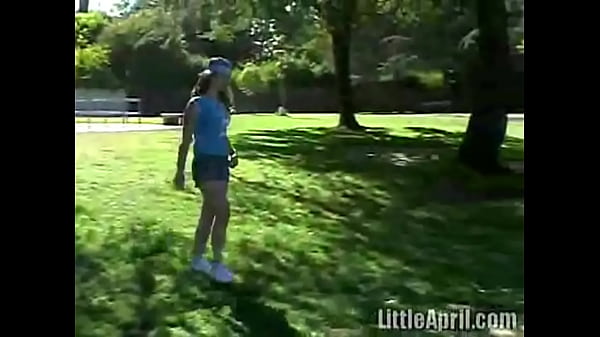 Sweet Little April lollipop Pussy Outdoor