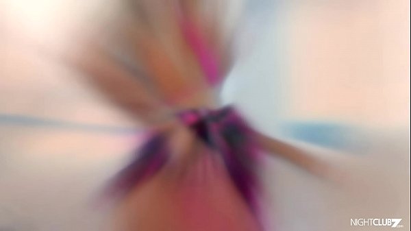 Big load of cum landing on a busty blonde's tits