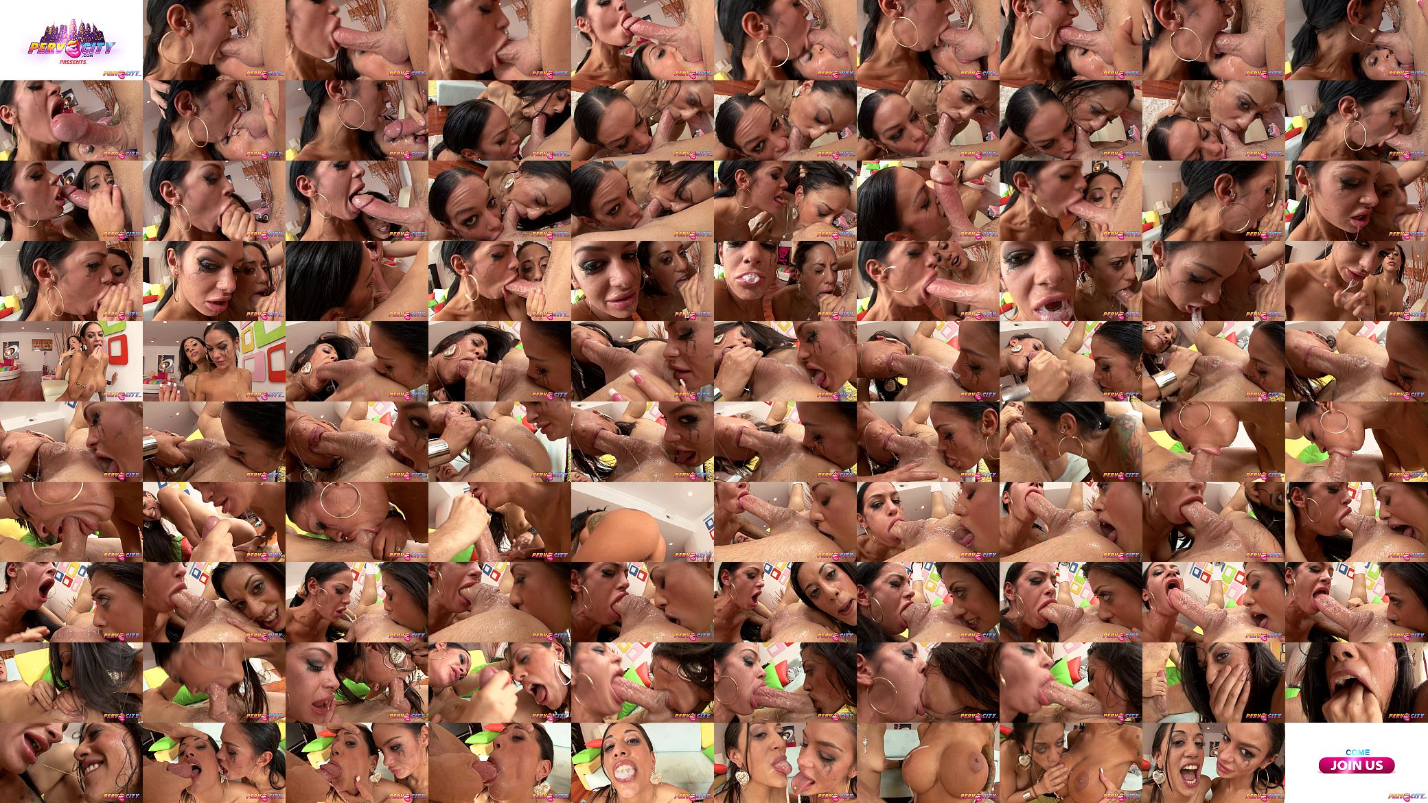 PervCity Angelina and Lyla Face Fucking Galore 预览图