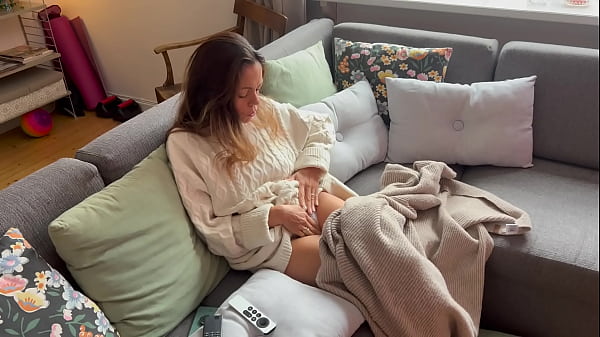 Horny MILF Begs For Cock On The Couch