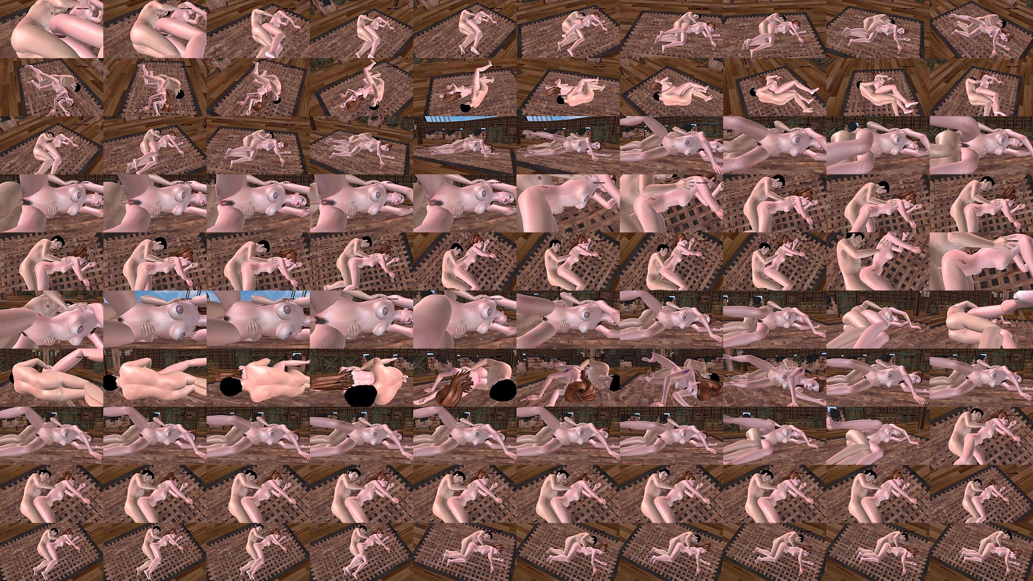 Animated Porn - Stepbrother fucking Stepsister in spoon position inside pirate ship 预览图