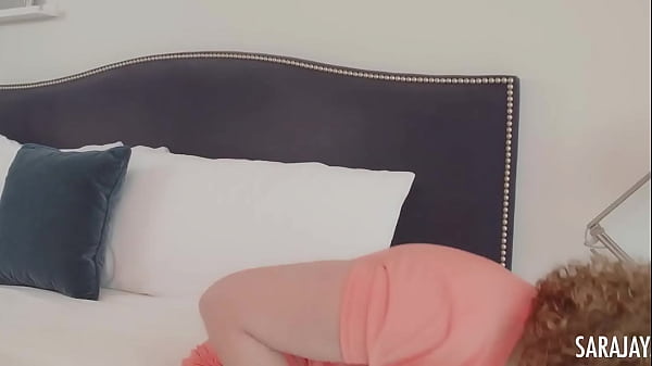 Peachy! Sara Jay Fucks Her Dildo! Solo Pussy Masturbation!